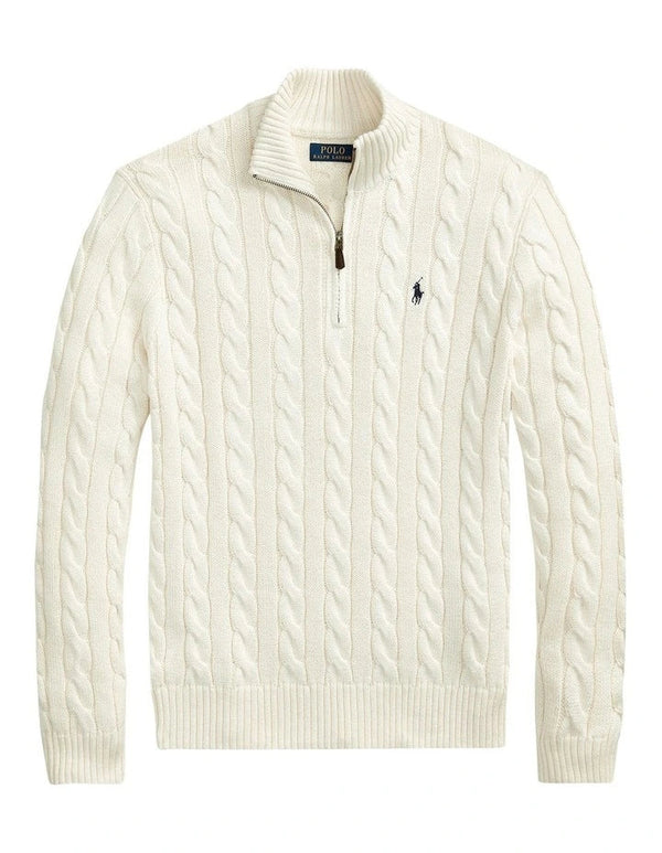 RL POLO - Ribbed Knit Cotton Sweater