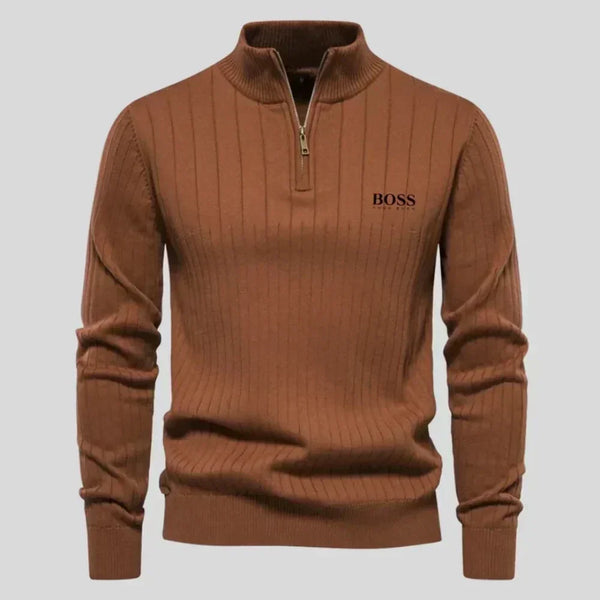 Men's Zip Sweater - Premium Comfort & Style