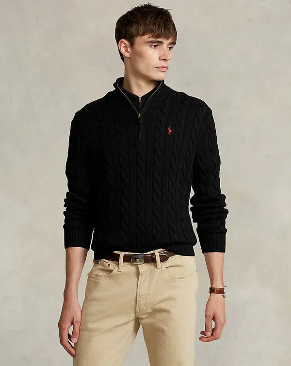 RL POLO - Ribbed Knit Cotton Sweater
